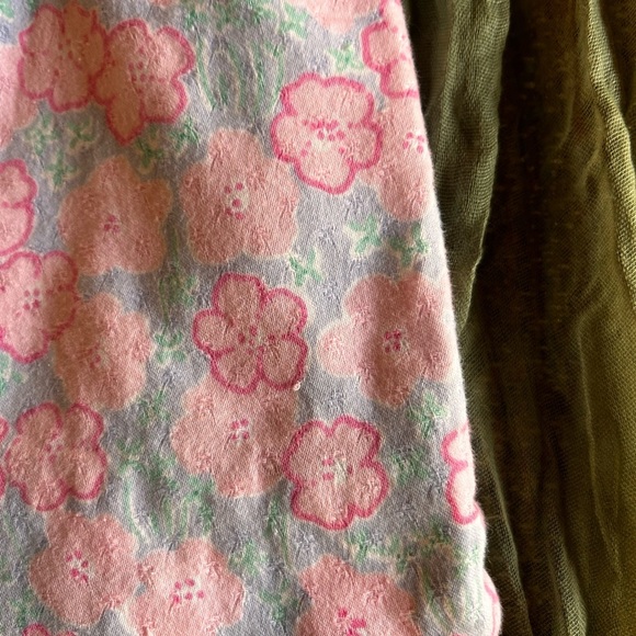 Vintage Lilly Pulitzer Floral Pink and Green Shift size 2 - Picture 6 of 9